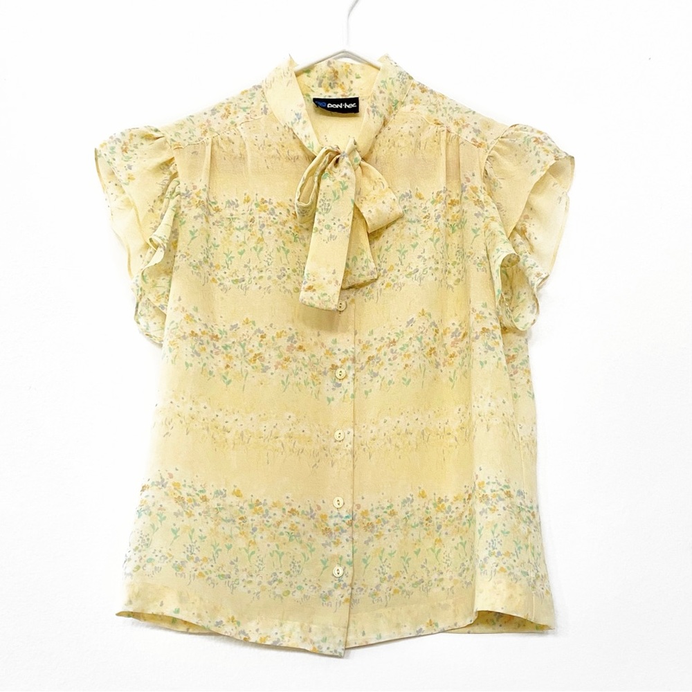 Vintage Floral Blouse